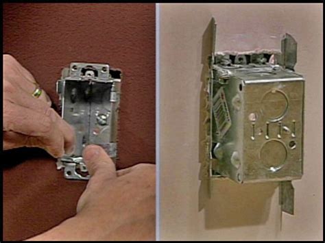 how to install electrical box in between studs|install electrical box without stud.